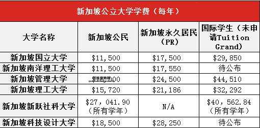 2024新加坡留学费用一览：学费与生活开支解析