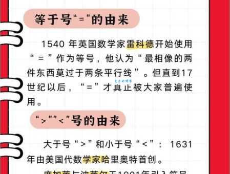 加减乘除是谁发明的？这些符号背后的故事你知道几个？