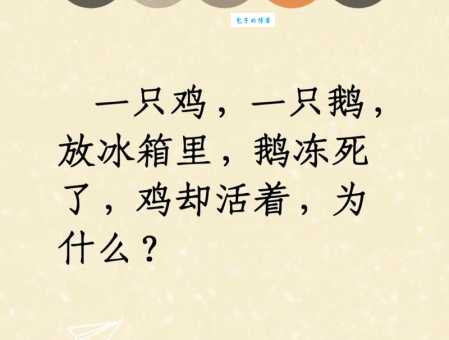 脑筋急转弯：正确答案是什么动物？你能猜对吗？